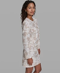 Karl Lagerfeld Paris Women's Cropped Woven Jacket