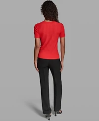 Karl Lagerfeld Paris Women's Crew Neck Sweater