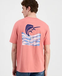 Tommy Bahama Men's Marlin Waves T-Shirt