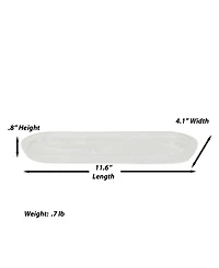 Roselli Trading Company Clouds Resin Amenity Tray