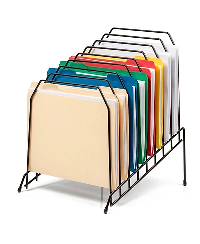 Gnuadz Large Incline Wire Organizer 8 Compartment