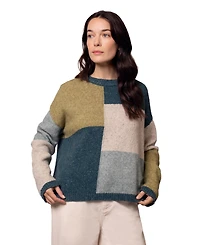 Celtic & Co. Women's Block Crew Neck Sweater
