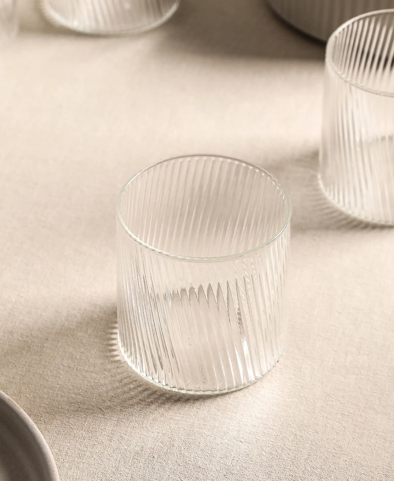 Stone Lain Haven Borosilicate Glasses, Set of 8