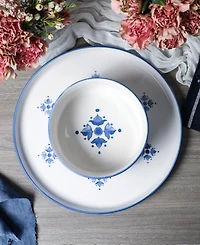 Stone Lain Cobalt 24-Pc. Dinnerware Set, Service For 8