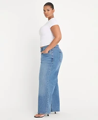 Good American Women's Vintage Low-Rise Jeans