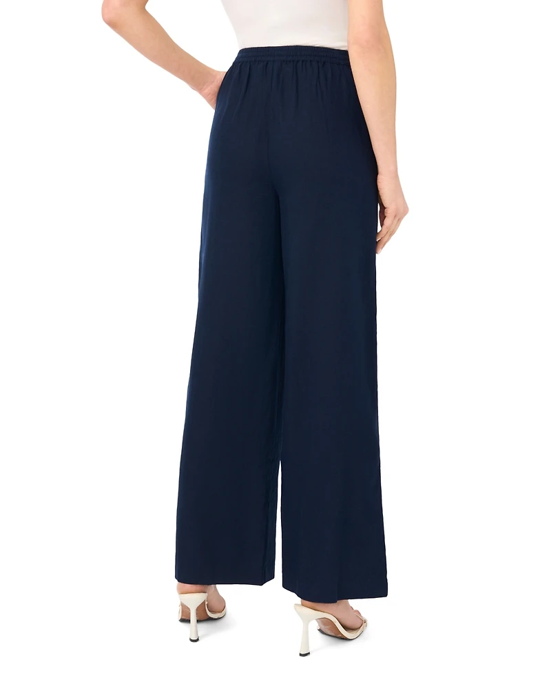 CeCe Women's Pull-On Tie Waist Pants