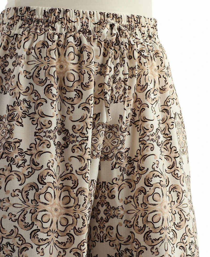 Bcx Women's Printed Pull-On Pants