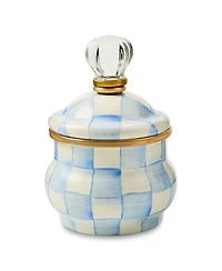MacKenzie-Childs Check Lidded Sugar Bowl