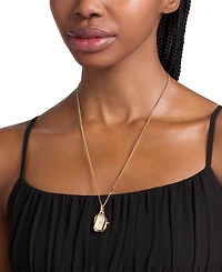 Michael Kors Women's Suri Quartz Two-Hand Gold Stainless Steel Pendant Watch 24mm