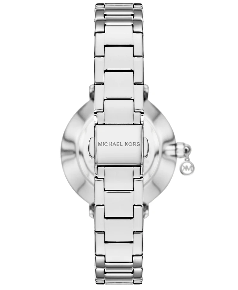 Michael Kors Women's Pyper Quartz Two-Hand Silver Stainless Steel Watch 32mm