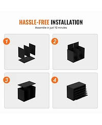 Sugift Wood Literature Organizer 12 Compartments Removable Shelves for Office and Home