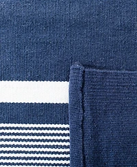 Lauren Ralph Lauren Hanover Stripe LRL2461A Navy 4' X 6' Outdoor Area Rug