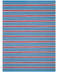 Lauren Ralph Lauren Leopold Stripe LRL2462D Royal Blue 8' X 10' Outdoor Area Rug