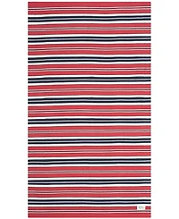 Lauren Ralph Lauren Leopold Stripe LRL2462E Red 5' X 8' Outdoor Area Rug