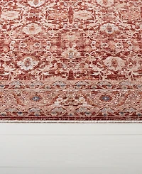 Lauren Ralph Lauren Warwick LRL1310B Oxblood 5'3" X 7'6" Area Rug