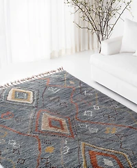 Lauren Ralph Lauren Nahla LRL7544A Denim 5' X 8' Area Rug