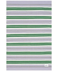 Lauren Ralph Lauren Leopold Stripe LRL2462G Lilac 4' X 6' Outdoor Area Rug
