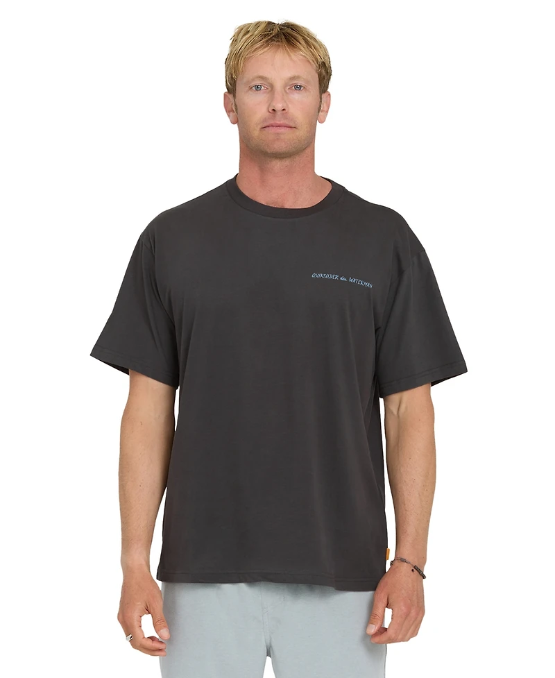 Quiksilver Waterman Men's Short-Sleeve Angler T-Shirt
