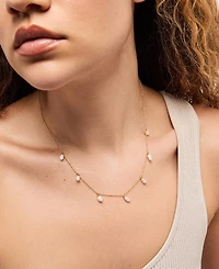 Ana Luisa Loki Gold-Plated Mother of Pearl Necklace