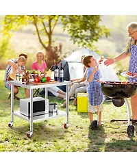 Sugift Stainless Steel Work Table 36 x 30 x 34 in 700 Lbs Load Capacity