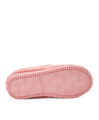 Dearfoams Women's Libby Quilted Terry Clog Slippers