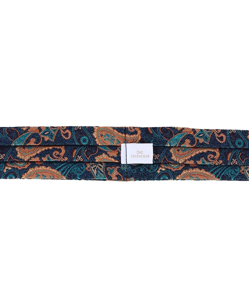 Trafalgar Men's The Prince Stately Paisley Silk Ascot