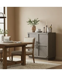 Yigii Sideboard Buffet Cabinet Farmhouse Storage Adjustable Shelves Living Room Entryway