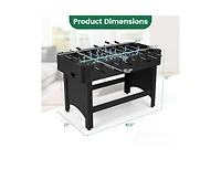 Slickblue Foosball Table Competition Full Soccer Game with 22