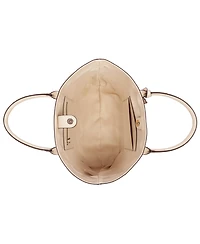 Tommy Bahama Raffia and Pu Large Logo Tote – Woven Straw Beach Tote with Pineapple Charm