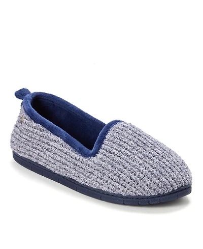 Dearfoams Women's Rachel Marled Chenille Closed Back Slippers