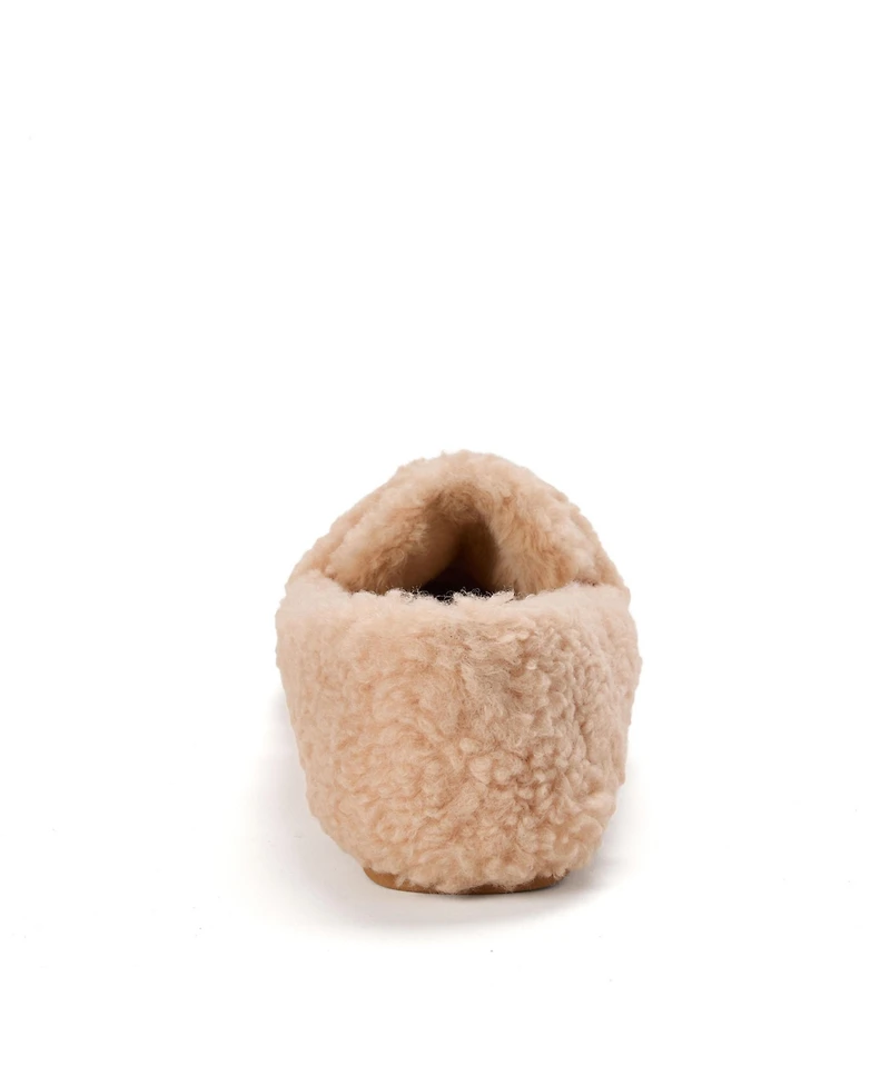 Dearfoams Women's Madeline Luxe Teddy Loafer Slipper
