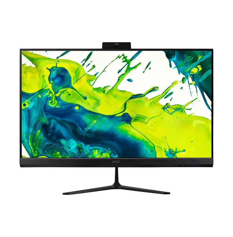 27" All-in-One Desktop Amd Ryzen 5 7430U 16GB Ram Radeon Graphics 512GB Ssd Windows 11 Home Full Hd Display - Black