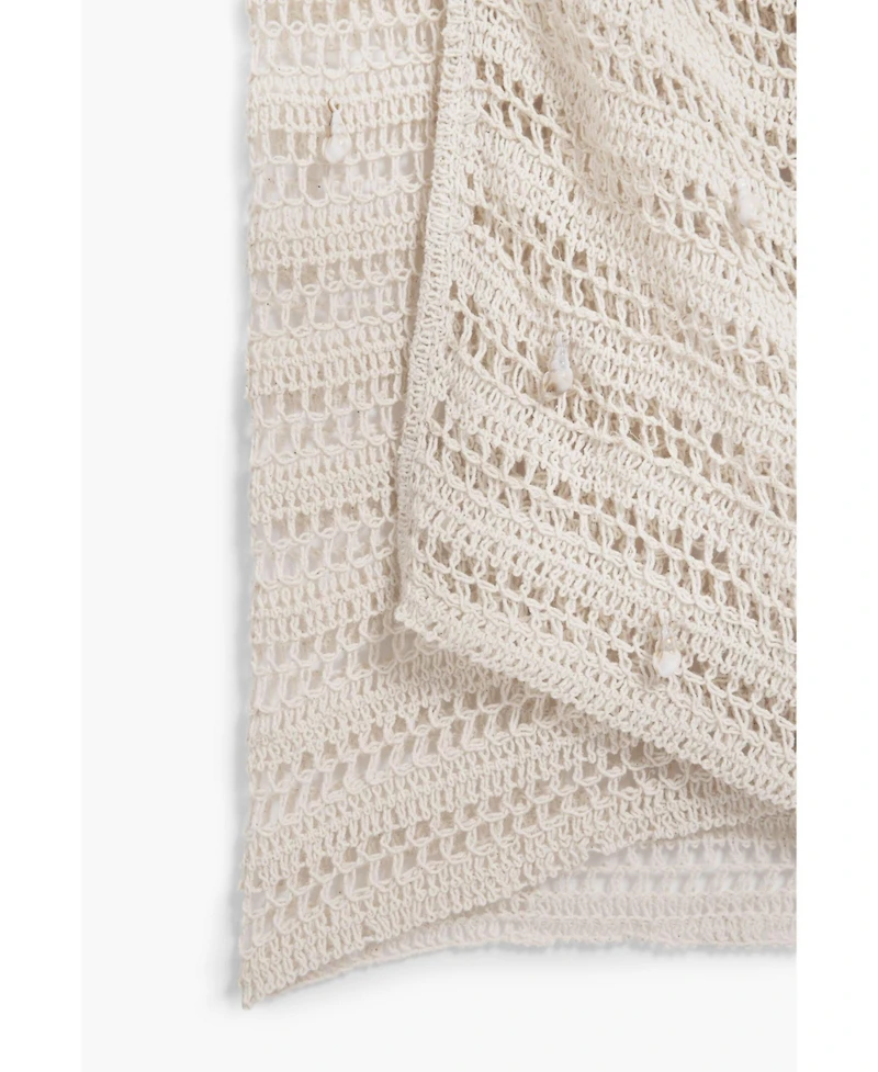 Desigual Women's Openwork pareo with appliques