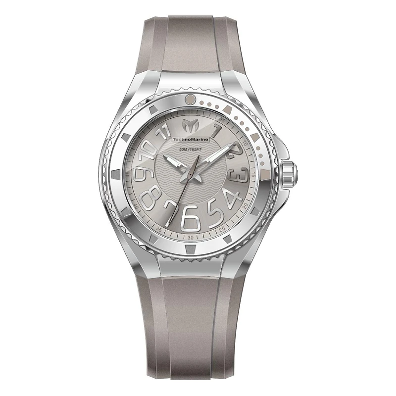 Technomarine Men's Tm-225039 Lusso Mare Quartz 2 Hand Grey Dial Watch