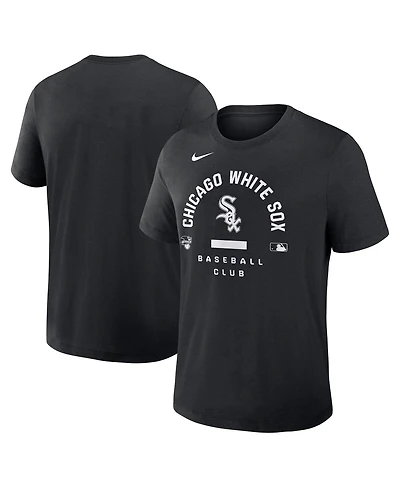 Nike Men's Black Chicago White Sox Authentic Collection Early Work Tri-Blend Dri-fit T-Shirt