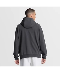 Nike Men's Anthracite Boston Red Sox Authentic Collection Player Raglan Dri-fit Full-Zip Hoodie