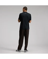 Nike Men's Black San Francisco Giants Authentic Collection Striped Victory Dri-fit Polo Shirt