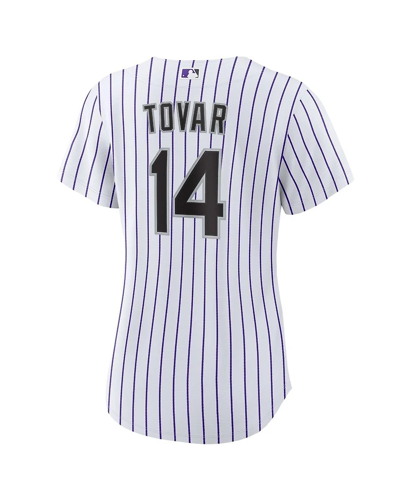 Nike Women's Ezequiel Tovar White Colorado Rockies Home Replica Jersey