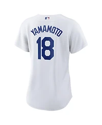 Nike Women's Yoshinobu Yamamoto White Los Angeles Dodgers Replica Jersey
