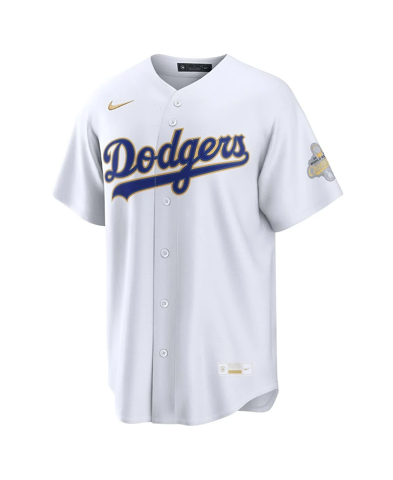 Nike Men's White Los Angeles Dodgers 2026 Gold Collection Stadium Jersey