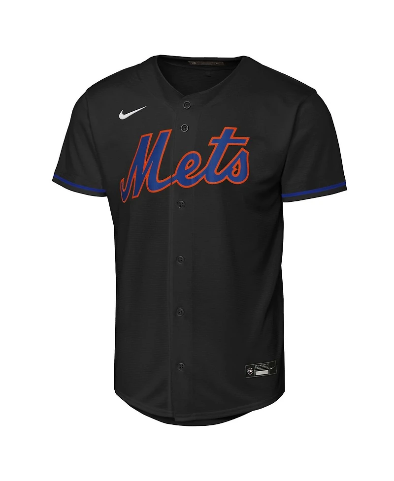 Nike Big Boys and Girls Juan Soto Black New York Mets Alternate Replica Jersey