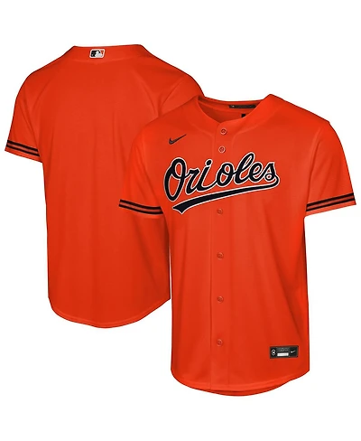 Nike Big Boys and Girls Orange Baltimore Orioles Alternate 2 Replica Jersey