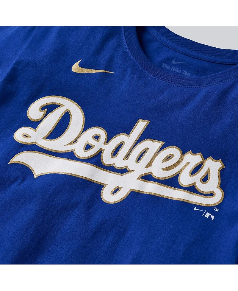 Nike Men's Freddie Freeman Royal Los Angeles Dodgers 2026 Gold Collection Name & Number T-Shirt