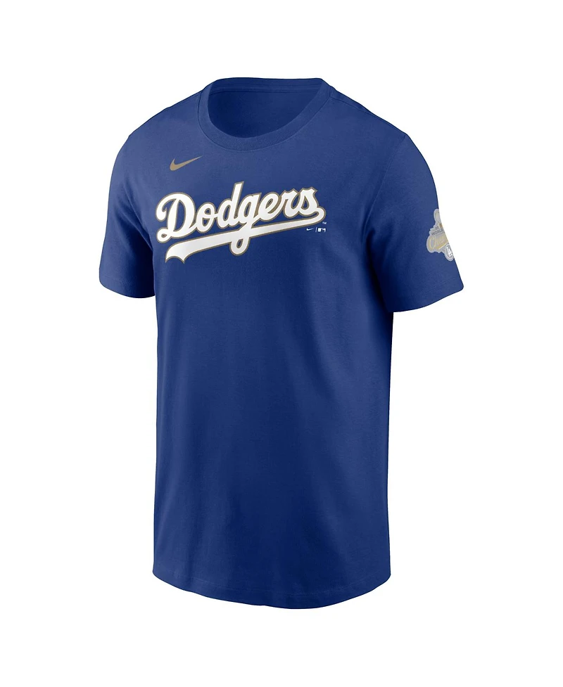 Nike Men's Mookie Betts Royal Los Angeles Dodgers 2026 Gold Collection Name Number T-Shirt