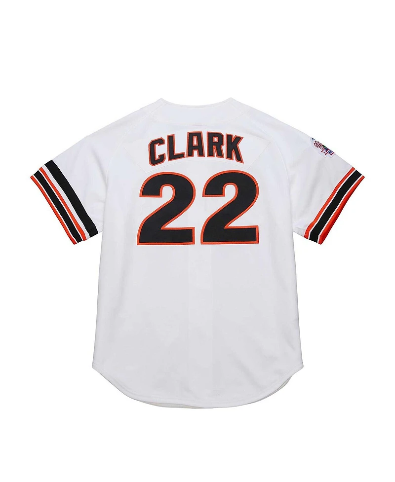Mitchell & Ness Men's Will Clark White San Francisco Giants Cooperstown Collection 1989 Authentic Jersey