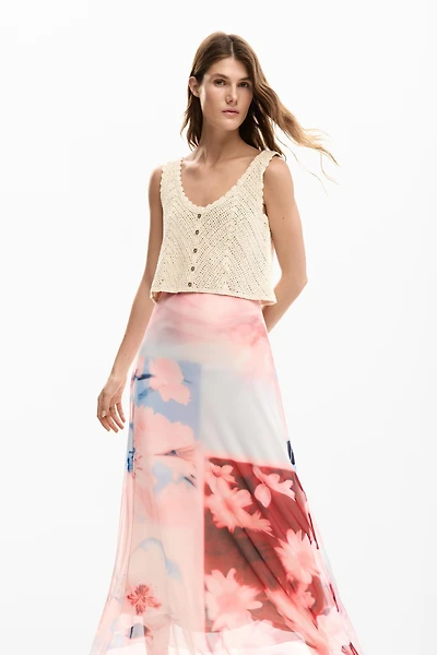 Desigual Women's Combined crochet dress