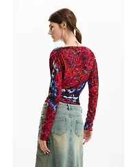 Desigual Women's Thin daisy sweater