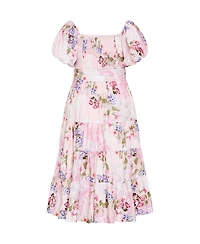 City Chic Plus Aliyah Print Midi Dress