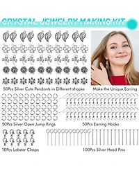 Gnuadz 1660pcs Crystal Beads Ring Making Kit for Adults Women Diy Jewelry Supplies 28 Colors
