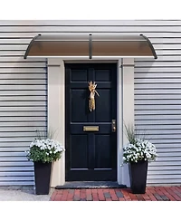 Sugift Window Door Awning Canopy with Uv and Rain Protection for Entry Doors